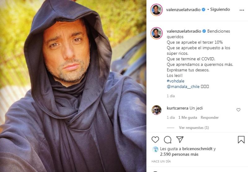 Daniel Valenzuela luce irreconocible en foto con llamativo look