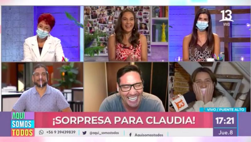 Pancho Saavedra sorprende a Claudia