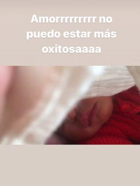 Soledad Cruz se convirtió en madre por segunda vez