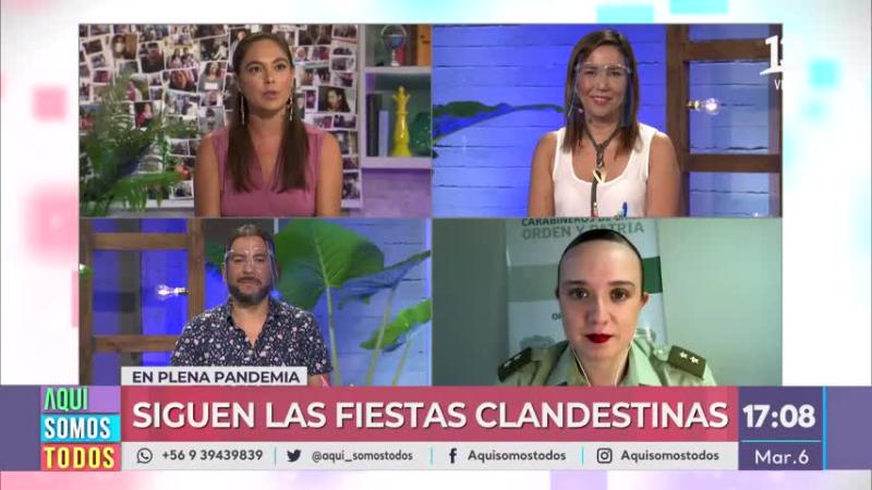 teniente barrera sobre fiestas clandestinas