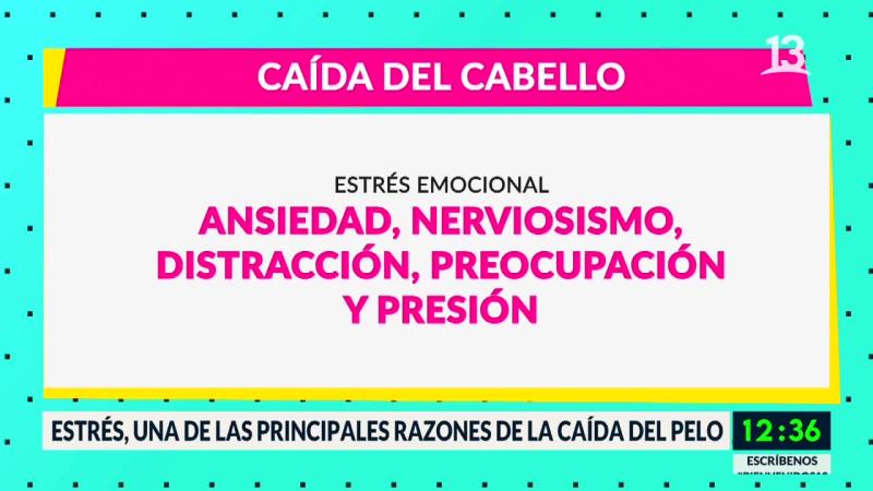 caída del pelo