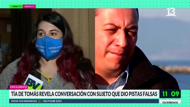 tía de Tomás Bravo