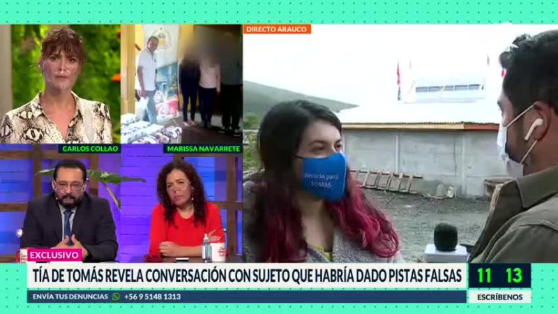 tía de Tomás Bravo