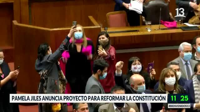 Pamela Jiles anunció proyecto de retiro