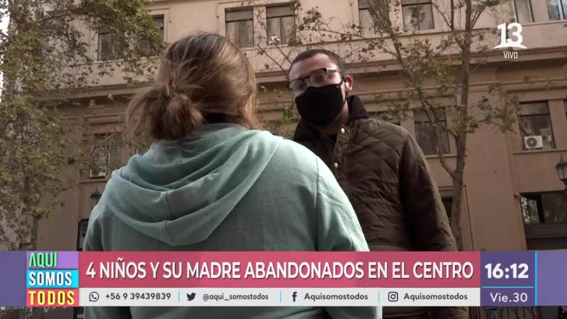 Duro testimonio de una mujer que vive en la calle junto a sus 4 hijos