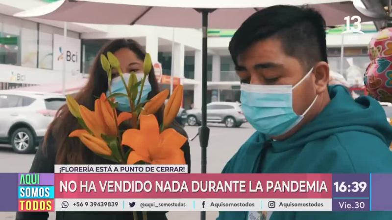 Nos activamos por Pedro y su sueño de mantener viva su florería