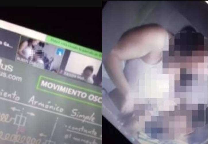 Imágenes de video viral de profesor en Colombia
