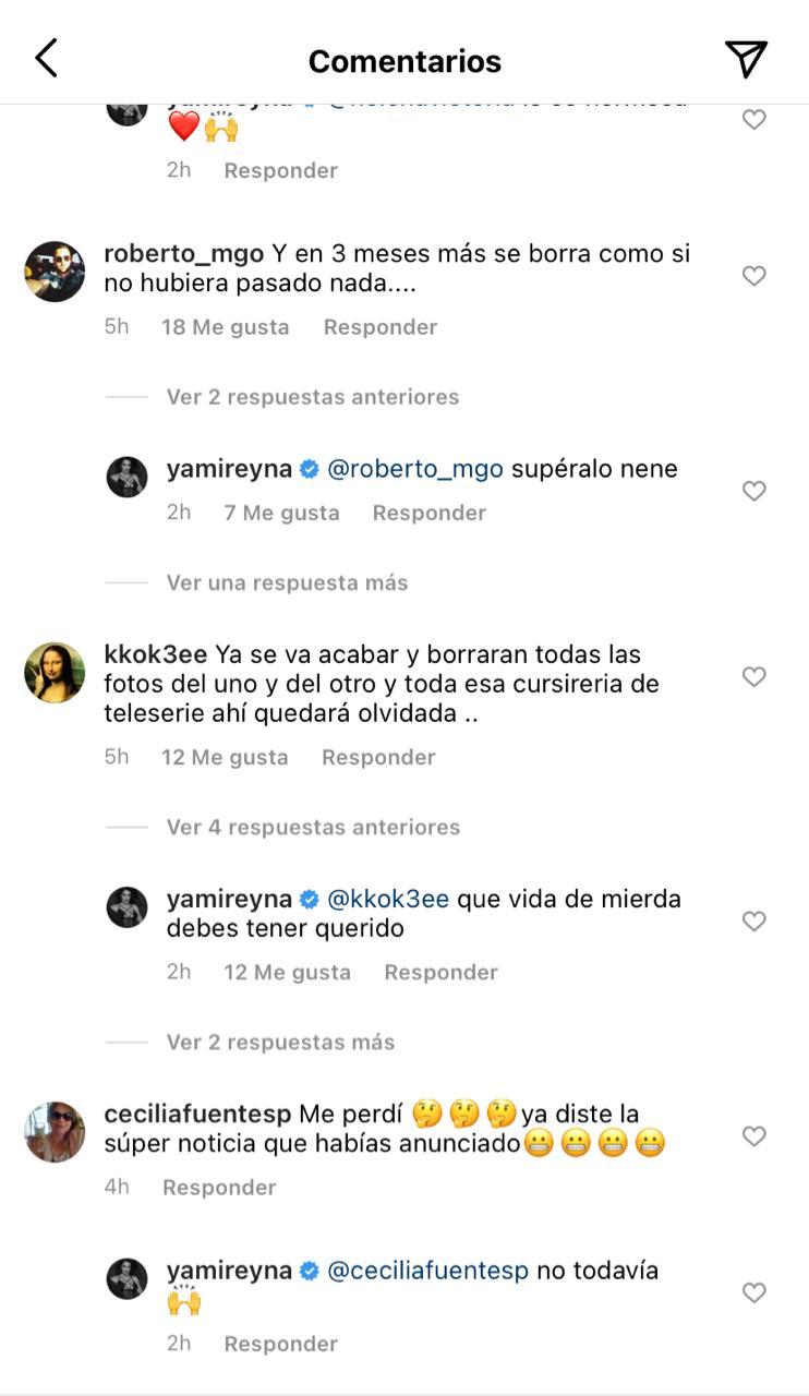 Comentarios a Yamila Reyna