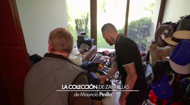 Mauricio Pinilla zapatillas