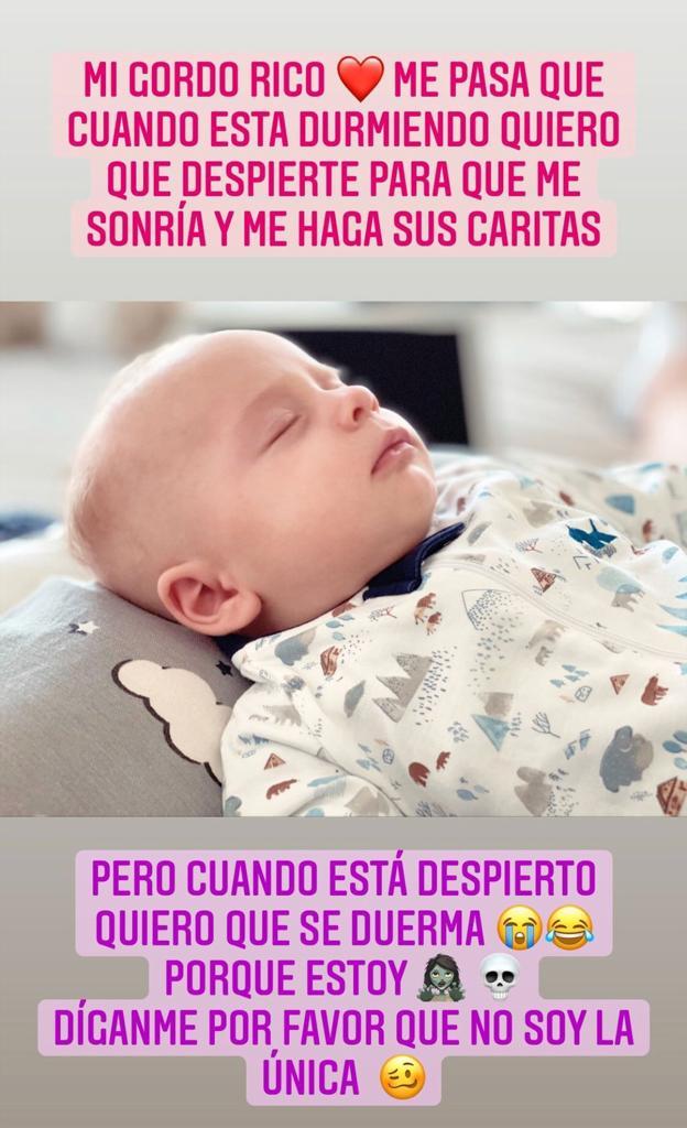 Valeria Ortega muestra lo grande que está su bebé