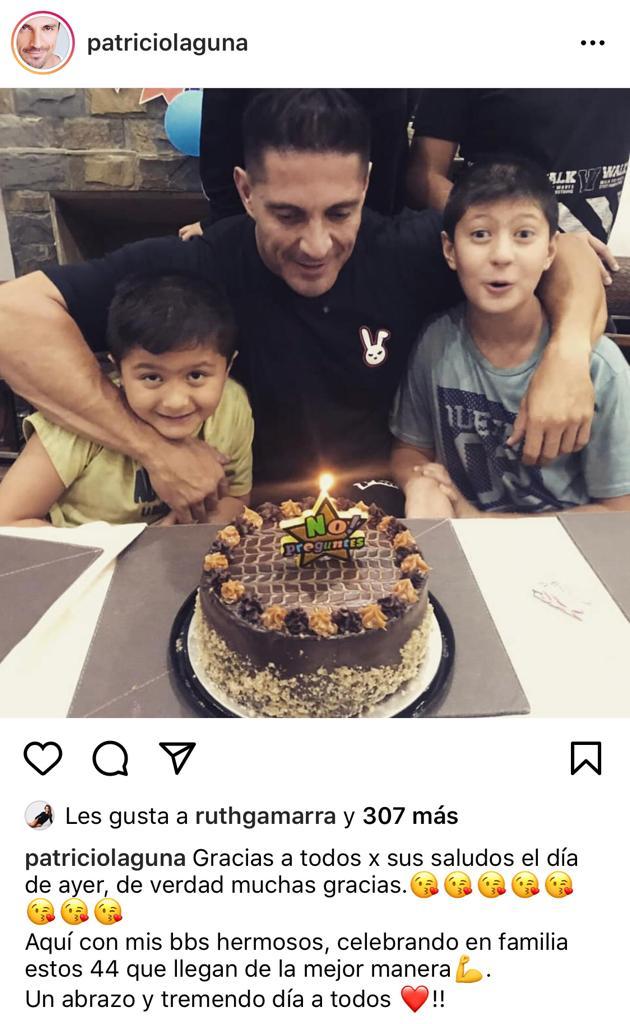 Patricio Laguna impacta al mostrar parte de su cuerpo