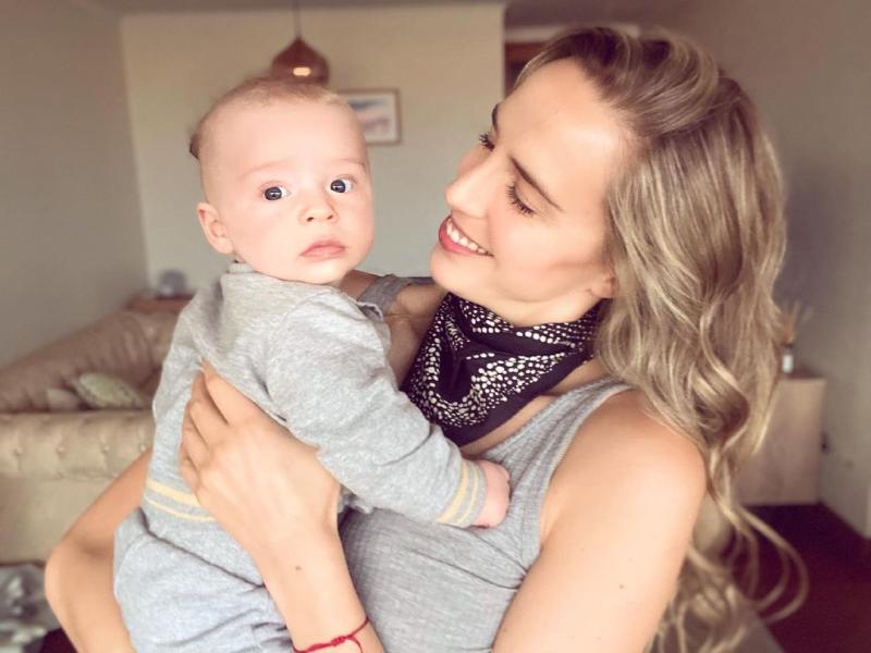 Valeria Ortega muestra lo grande que está su bebé