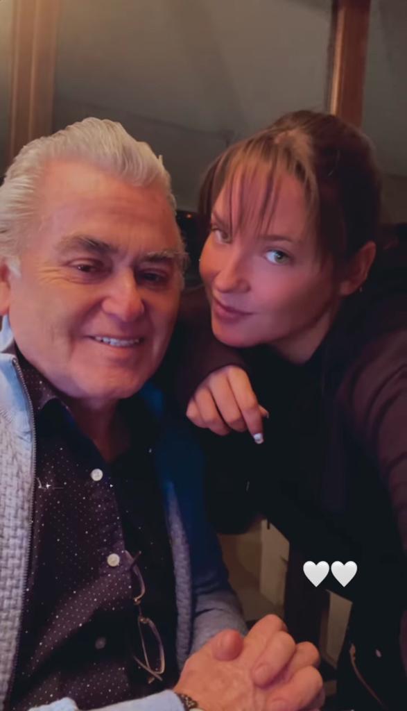 Kel Calderón se muestra con su padre en especial fin de semana