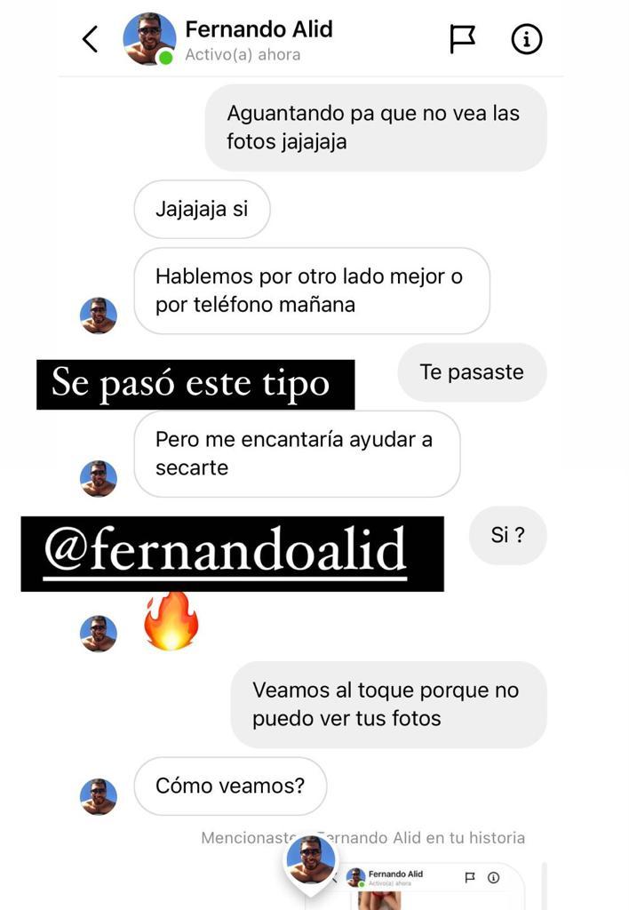 Adriana Barrientos funa a hombre casado que le enviaba mensajes