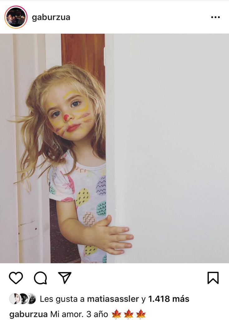 Carmen Zabala y Gabriel Urzúa celebran los 3 años de su hija