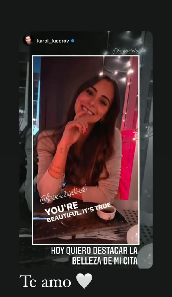 Karol Lucero celebra 2 años de pololeo con Fran Virgilio