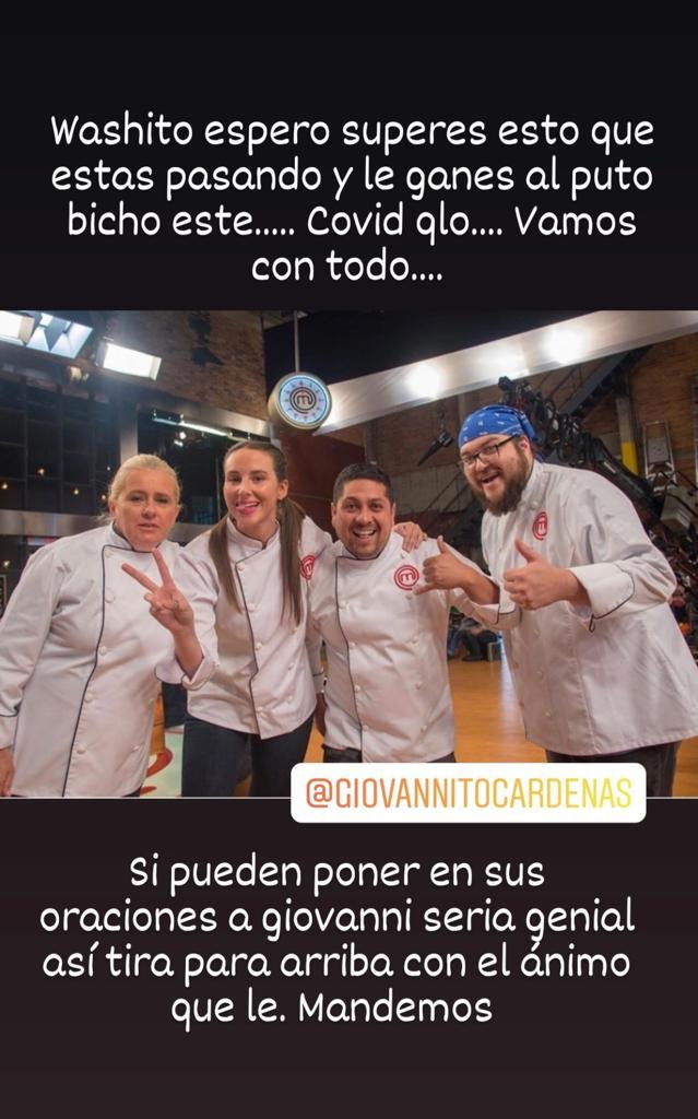 Ex MasterChef se encuentra intubado tras contagiarse de Covid