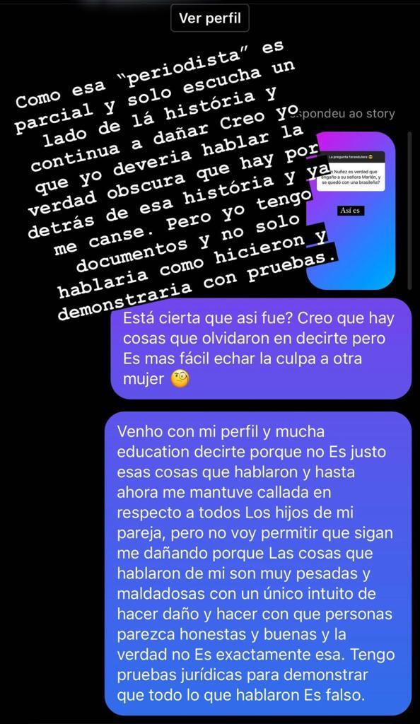 El feroz round entre Cecilia Gutiérrez y la polola de Iván Núñez