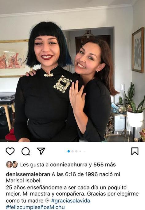 Denisse Malebrán muestra a su estilosa hija de 25 años