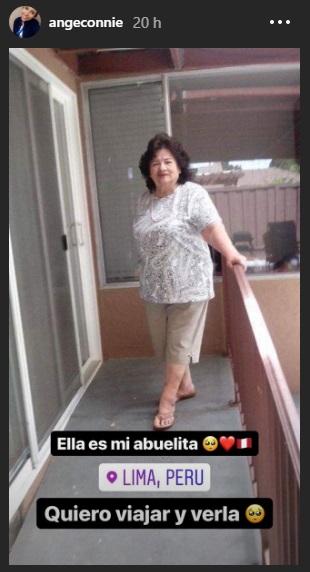 El duro momento de Ángela Duarte: su abuela falleció en Perú