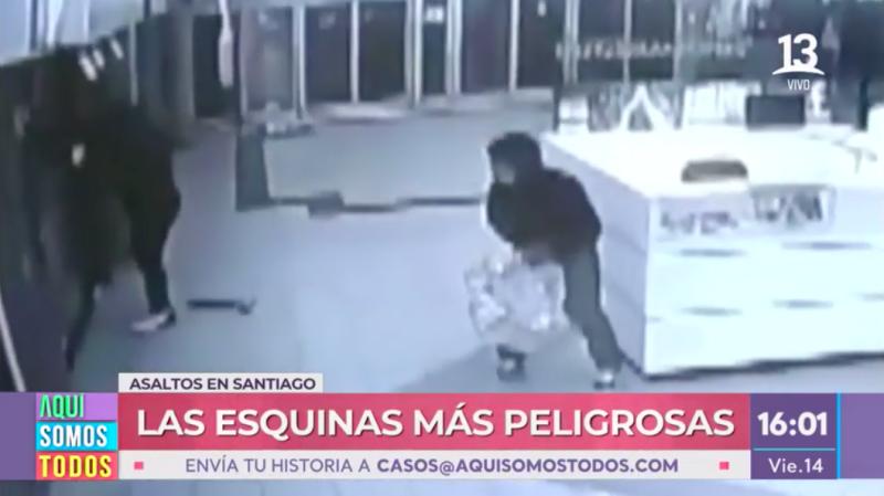 Estas son las esquinas más peligrosas de Santiago