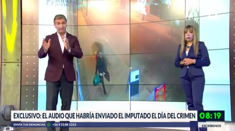 Revelan audio que imputado le habría enviado a la víctima el día del crimen