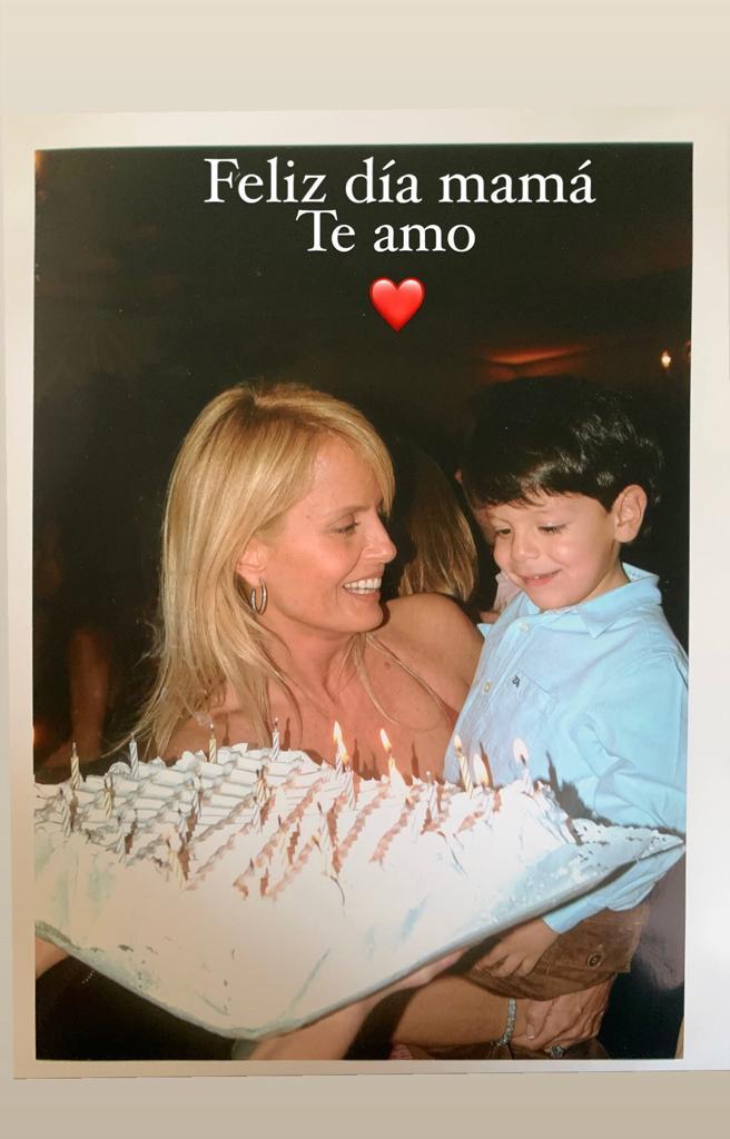 Máximo Menem comparte foto inédita con su madre