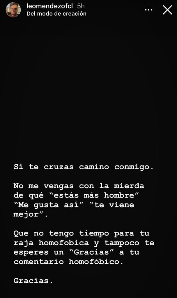 Leo Méndez Jr. revela los mensajes homofóbicos que ha recibido