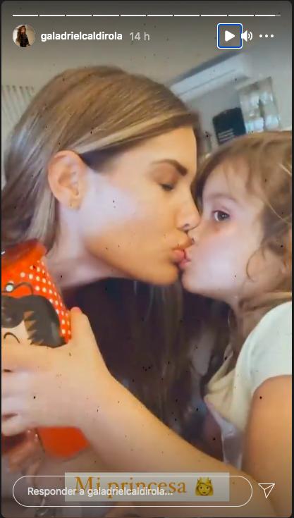 Gala Caldirola muestra en redes su cena con persona especial