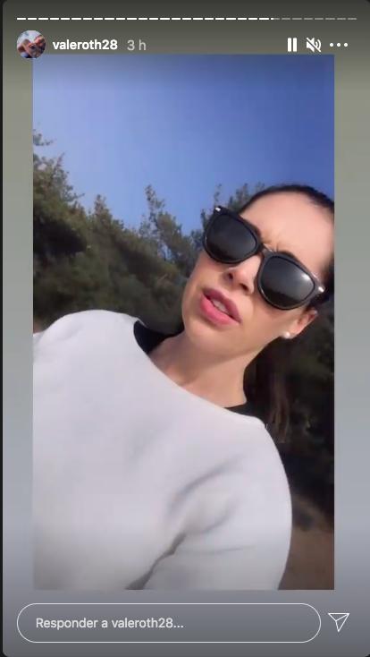 Vale Roth sufre divertido chascarro mientras grababa un video
