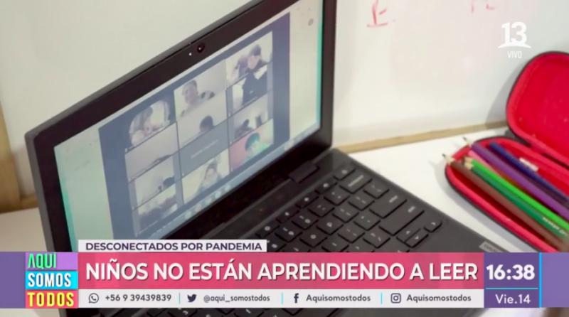 Nos activamos por vecinos que no tienen recursos para clases virtuales