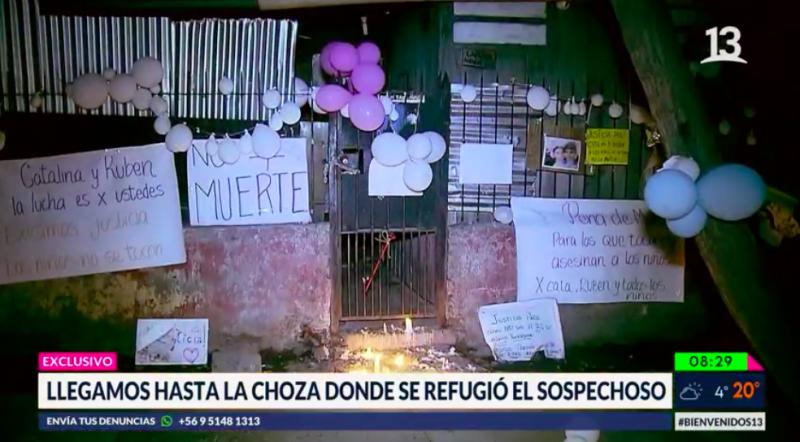 Este fue el lugar donde se ocultó el sospechoso de crimen de dos hermanos