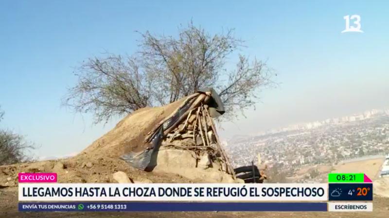 Este fue el lugar donde se ocultó el sospechoso de crimen de dos hermanos