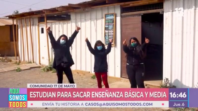 Nos activamos por adultos que estudian para terminar su educación