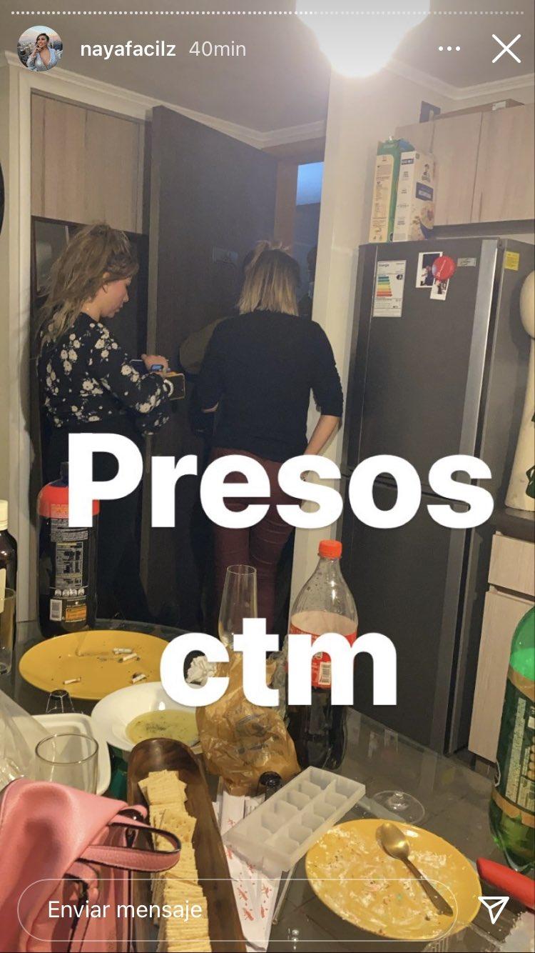 Naya Fácil transmitió en vivo su detención en fiesta clandestina