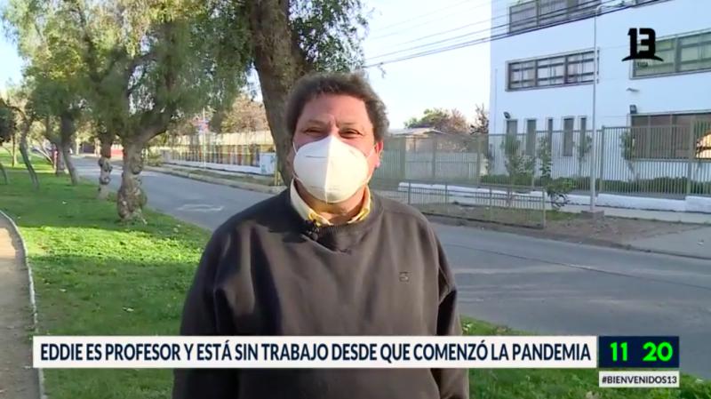 Duro testimonio de profesor que está sin trabajo desde que comenzó la pandemia