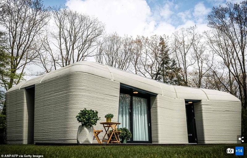 Casa impresa 3D en Holanda