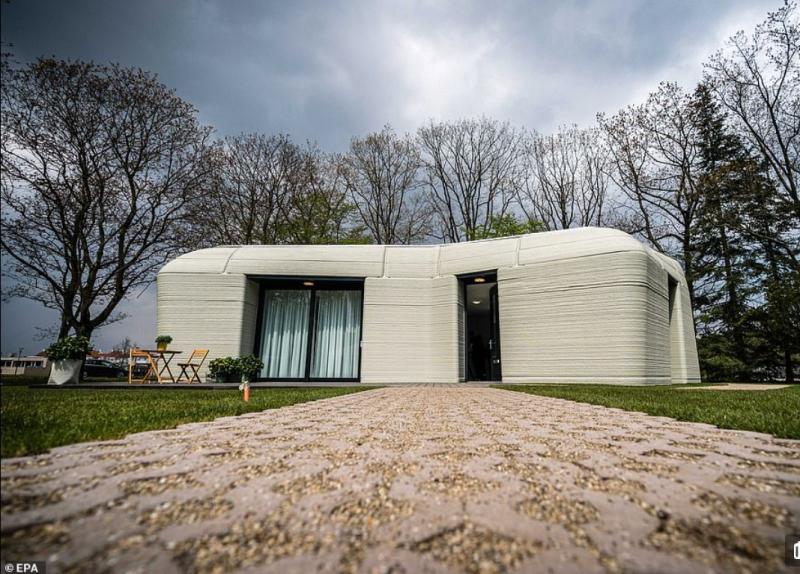 Casa impresa 3D en Holanda