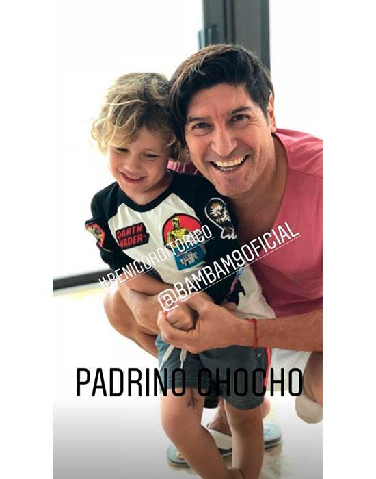Iván Zamorano comparte tierna foto con su ahijado (famoso) - m360.cl