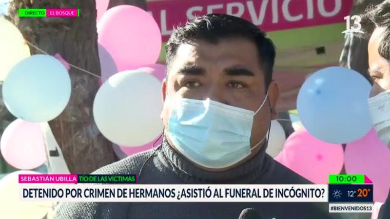 Sospechoso de crimen de dos hermanos habría asistido al funeral