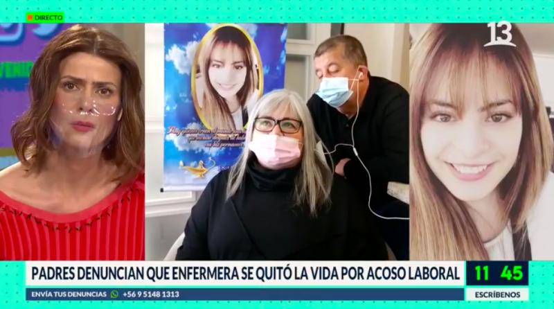 Mamá de enfermera que se quitó la vida