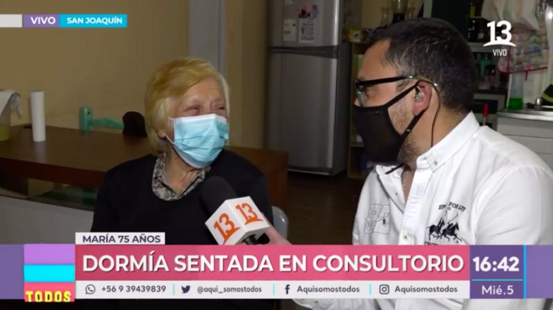 Señora María y Max en Aquí Somos Todos