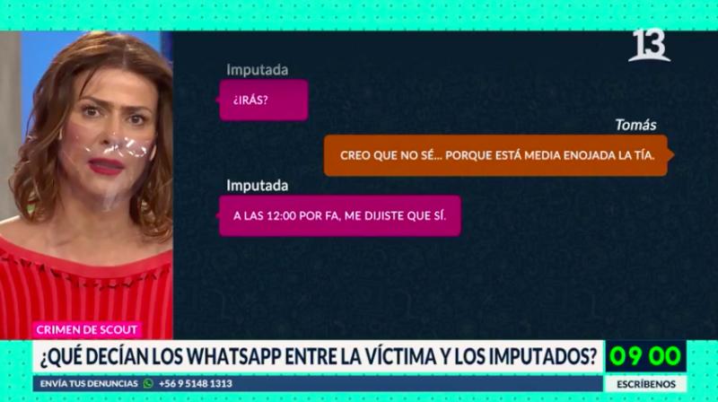 Reveladores mensajes de Whatsapp entre imputados