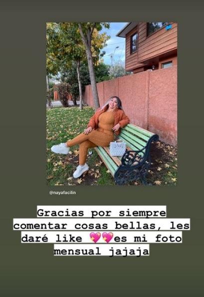 “La hoja más linda”: Naya Fácil deslumbra con look otoñal