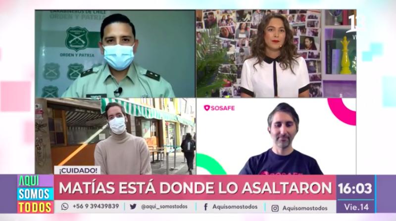 Periodista de Aquí Somos Todos relató su experiencia luego de sufrir asalto