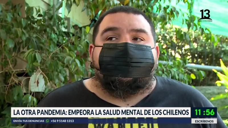 La otra pandemia: Empeora la salud mental de los chilenos