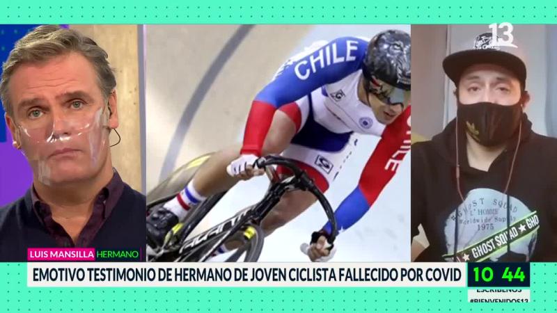 Emotivo testimonio de hermano de joven ciclista fallecido por Covid