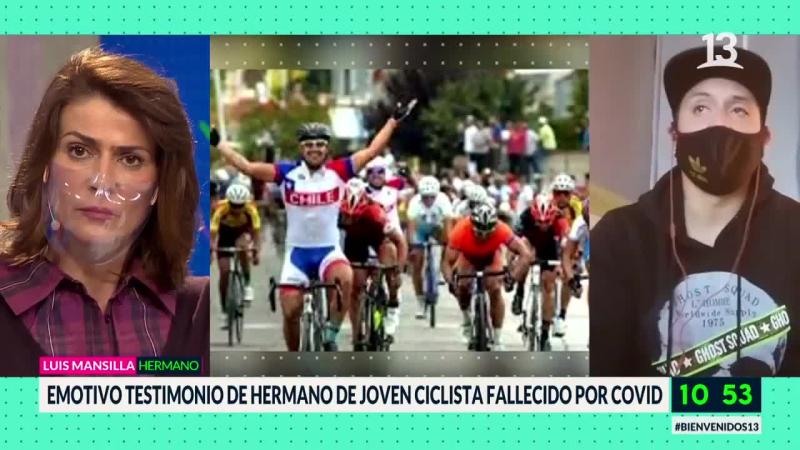Emotivo testimonio de hermano de joven ciclista fallecido por Covid