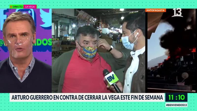 Arturo Guerrero retó a notero de “Bienvenidos”