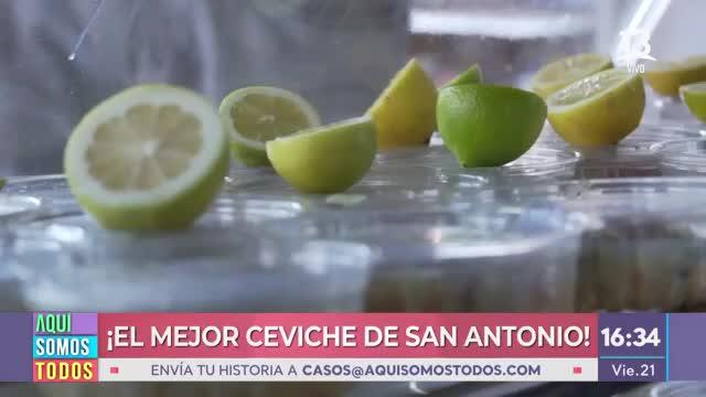 Ceviche de Patricia, el mejor de San Antonio